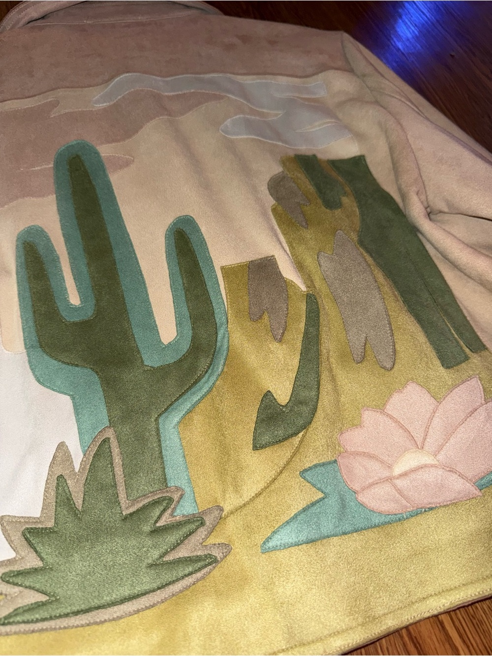 W.A.Y Faux Cactus Suede Jacket - Picture 2 of 5